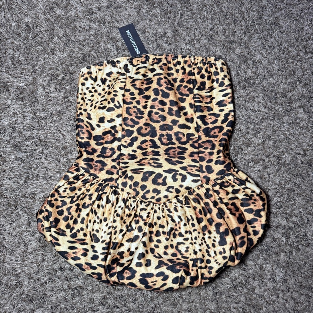Pretty Little Thing Leopard Print Top